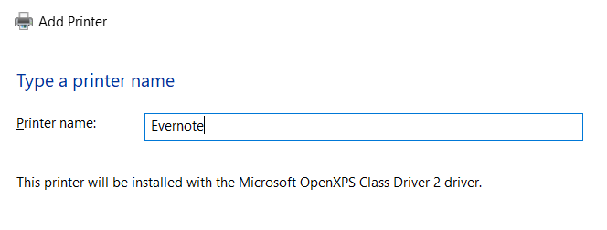 Print to Evernote from any application on Windows – codenix | blog